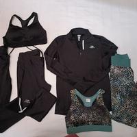 Abbigliamento sportivo donna in blocco