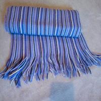 Sciarpa Kris a righe multicolor/lilla