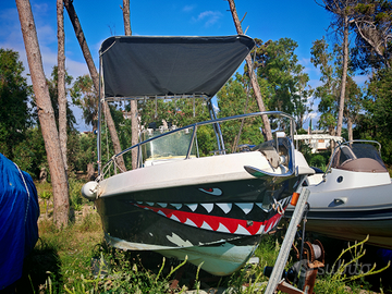 Barca saver 5,5 metri motore yamaha 40/60cv