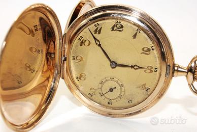 Splendido Savonette anni 30 Gold Double