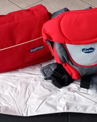 Set marsupio neonato e borsa cambio