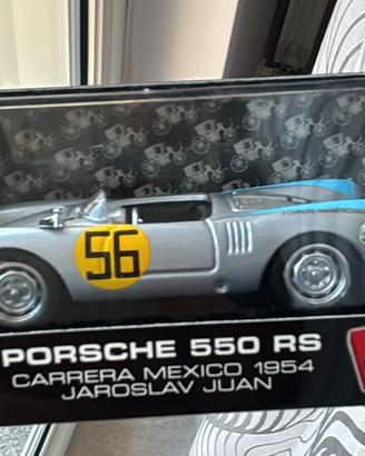 Modellino porshe 550 Rs carrera mexico 1954 Brumm