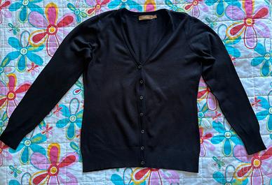 maglione nero conbipel tg m