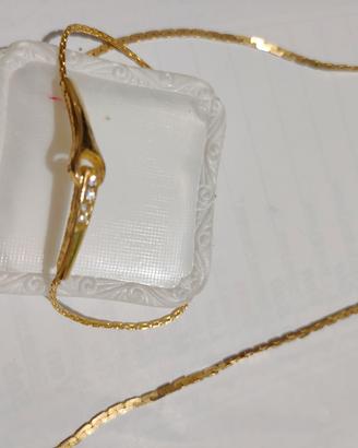 Bracciale e collana bigiotteria