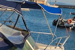Tendalino acciaio inox barca gommone