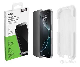 Belkin ScreenForce foglio di privacy iphone 18 pro