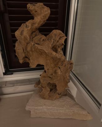 Lampada in legno