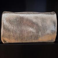 pochette pelle oro