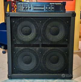 Hartke HA3500 (350W) + Cassa Laney 4x10 UK