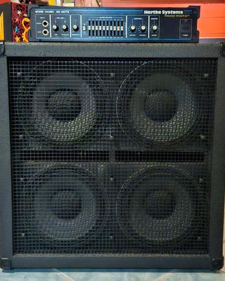 Hartke HA3500 (350W) + Cassa Laney 4x10 UK