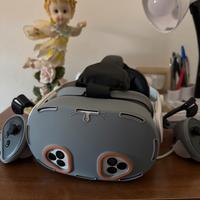 Meta quest 3s con molti accessori e garanzia