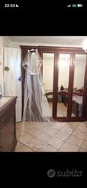 Velo sposa lungo cattedrale pizzo Atelier Loretta