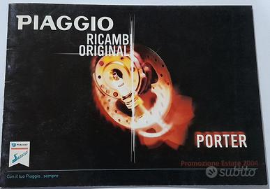 libretto Piaggio ricambi originali per Porter anno