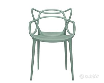 4 Sedie Masters Kartell Verde Salvia
