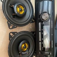 autoradio e casse
