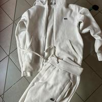 tuta lacoste bianca