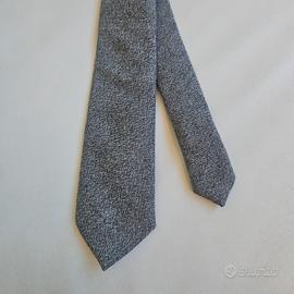 cravatta cotone grigio BARBATI 