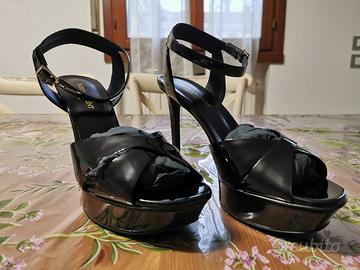 Sandali con tacco Saint Laurent