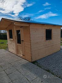 cassetta in legno.mt 3x3 perline Nuova 