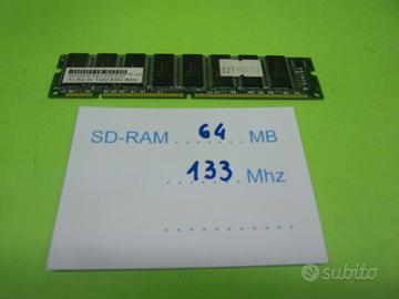 Modulo SD-RAM 64 Mbyte PC133 133 Mhz, memoria