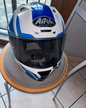 Casco Airoh Valor Wings Blue Gloss 