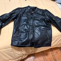 Giacca in pelle stile cafe-race