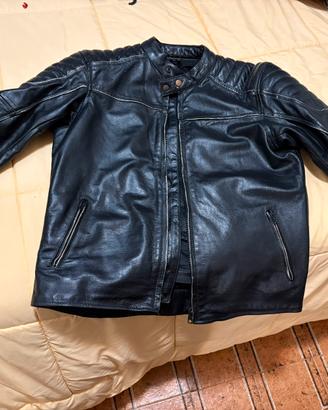 Giacca in pelle stile cafe-race