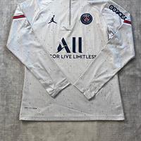 Felpa PSG Jordan training 1/4 zip grigia