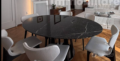 Tavolo pranzo Ivresse della Roche Bobois in marmo