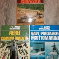 "AEREI DA COMBATTIMENTO", "I MEZZI CORAZZATI", "NA