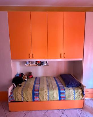 cameretta a ponte completa con doppio letto