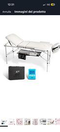 Lettino per massaggi professionali