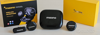 Maono WM620 Microfoni wireless lavalier USB-C