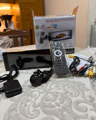 Autoradio 1 DIN con schermo 6.9” – WiFi, GPS, Blue