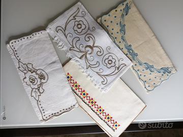 Porta tovaglioli ricamati