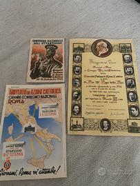 Documenti convegno A.C.Roma anno 1948