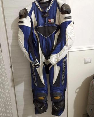 Tuta moto intera Spyke in pelle
