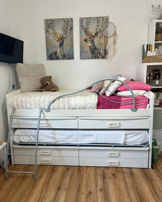 Letto doppio multifunzionale