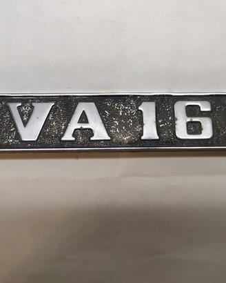 Scritta targhetta vintage Niva 1600