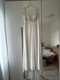 abito da sposa taglia 46 stile impero pronovias