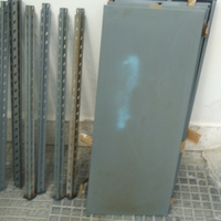 Scaffale metallico 5 mensole ripiani ripostiglio