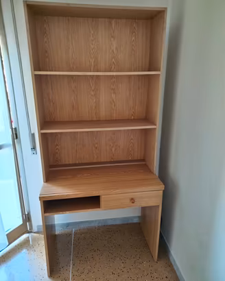scrivania con libreria 205 x 50 x 94