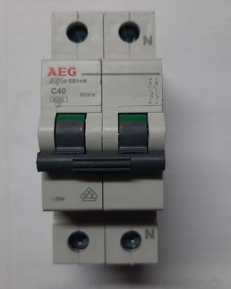AEG Interruttore aut. magnetotermico 1P+N 40A 6kA