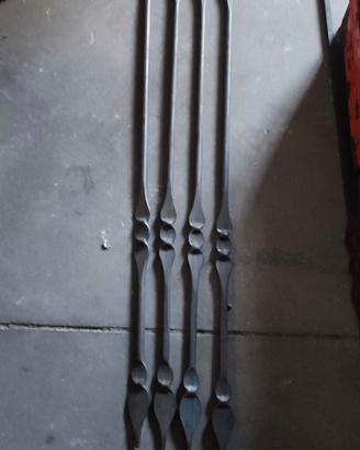 paletto in ferro battuto a saldare 