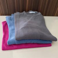 Lotto 3 maglioni cotone uomo marche varie