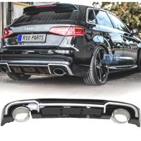 DIFFUSORE AUDI A3 SPORTBACK 16- LOOK RS3 + TERMINA