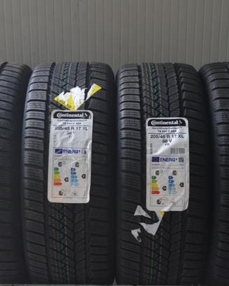 2 Pneumatici 205/45 R17 Continental Contiwintercon
