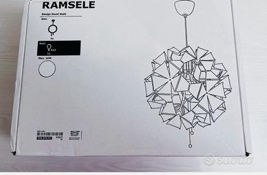 Lampada sospensione Ikea Ramsele nuova collezione 