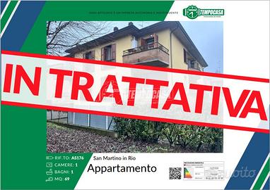 SAN MARTINO IN RIO - BILOCALE CON GIARDINO PRIVATO