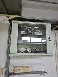 Armadio Rack 19" a muro per network 

